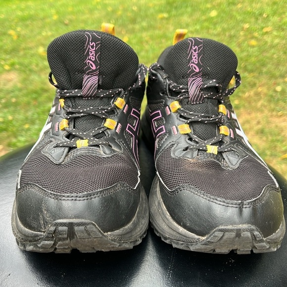 ASICS Women's Trail Running Shoes, Trail Scout 3, Black and Pink Athletic Shoes - Picture 9 of 10